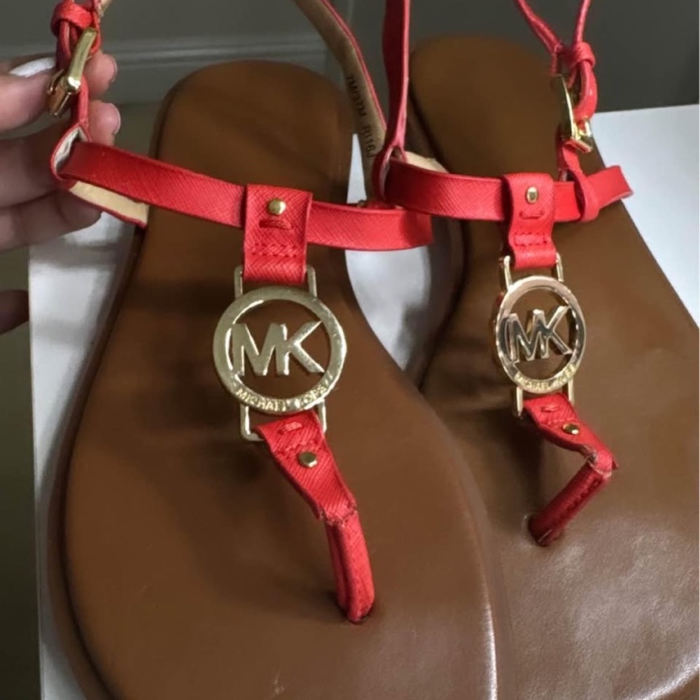 Michael Kors Red Sandals